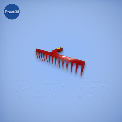 RASTRILLO JARDIN TRABAJO PESADO DE 14 DIENTES
