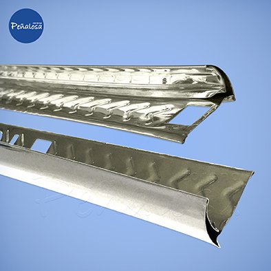 Corona En Cucuta PERFIL ACERO INOXIDABLE PLATA ESPEJO 2.40 MT